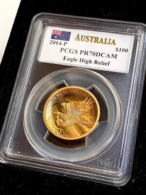 Australia 2014 Wedge Tailed Eagle. PCGS PR70 DCAM