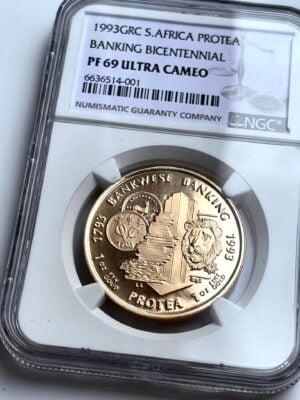 蛋白酶-1oz-1993-银行-二百周年-GRC-NGC-PF69-ucam_1 Protea 1oz 1993 银行业二百周年 GRC NGC PF69 UCAM
