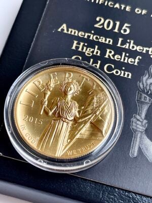 USA 2015 high relief American Liberty 100-US dollar