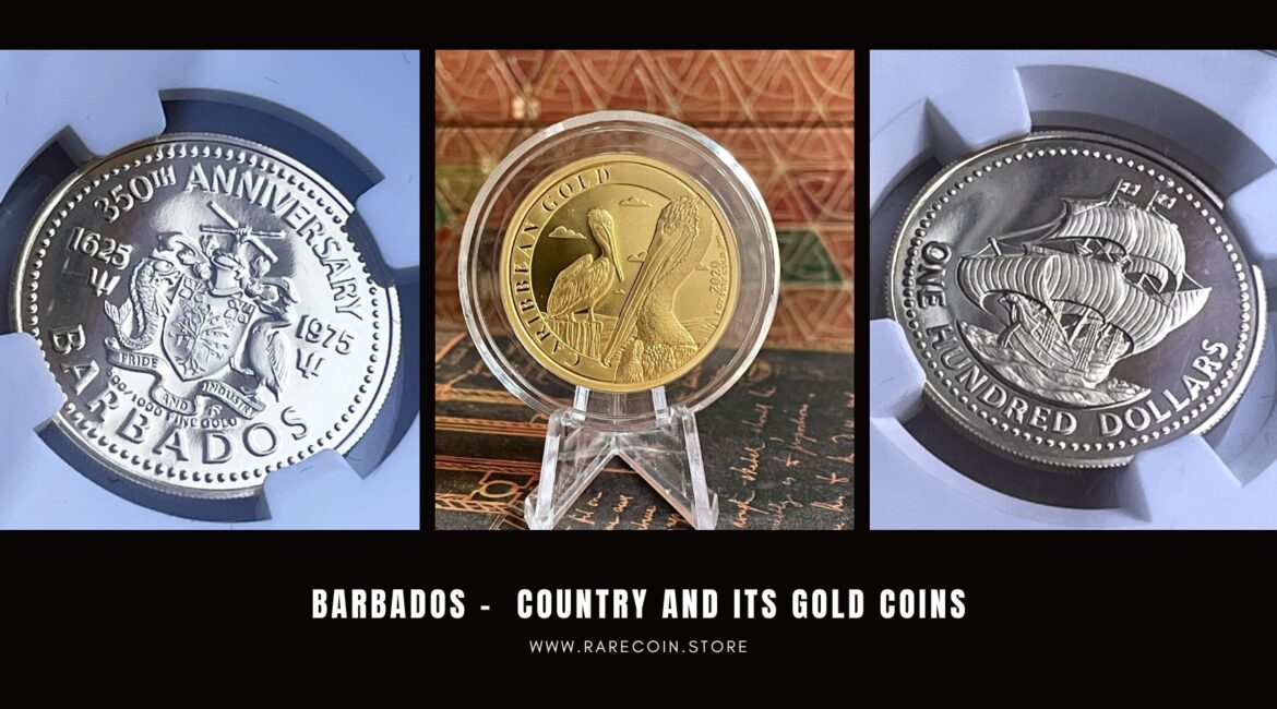 Barbados - the country and its gold coins
