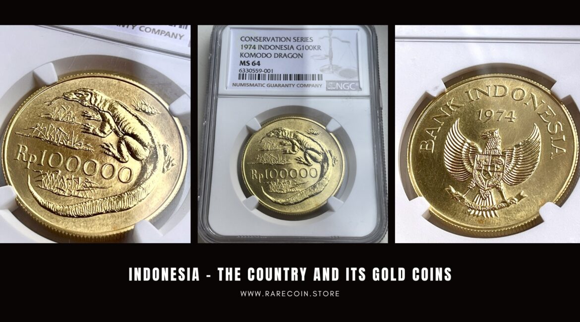Indonesia - the country and its gold coins