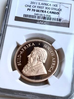 克鲁格兰2011年 1盎司精制 NGC PF70 UCAM