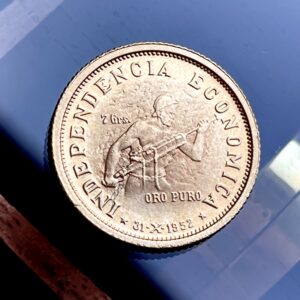 Bolivia 1952 7 Gramos Revolution Gold