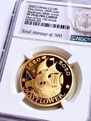 英国五月花号2020 400周年庆典 NGC PF70 UCAM