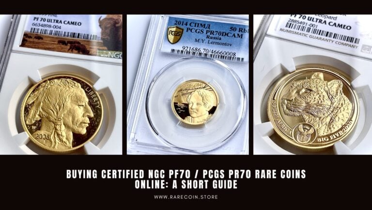 Покупка редких монет с сертификатом NGC PF70 / PCGS PR70 онлайн: краткое руководство