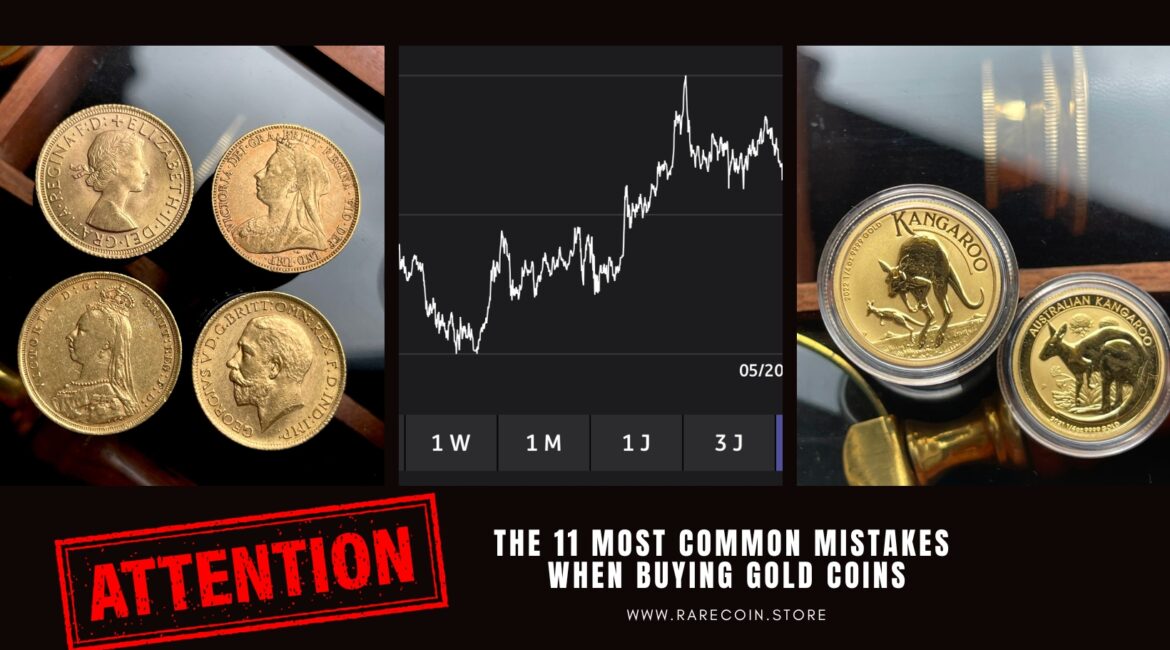 Los 11 errores más comunes al comprar monedas de oro