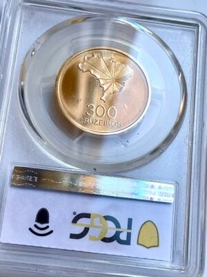 巴西-1972-300-克鲁塞罗-150年-独立-PCGS-ms68_2 巴西 1972 300 克鲁塞罗 独立150年 PCGS MS68