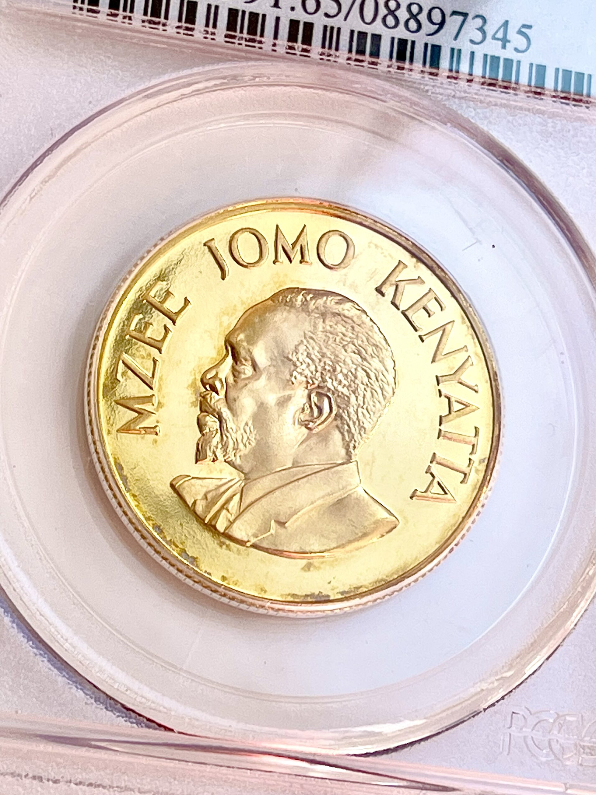Kenia 1966 Mzee Jomo Kenyatta PCGS Gold Set