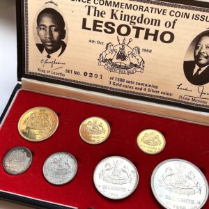 Lesoto 1966 Conjunto de Oro