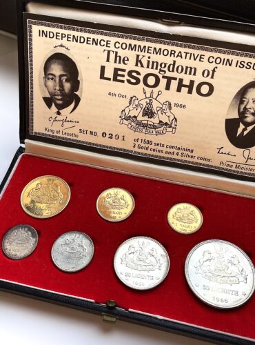 Lesotho 1966 Gold Set