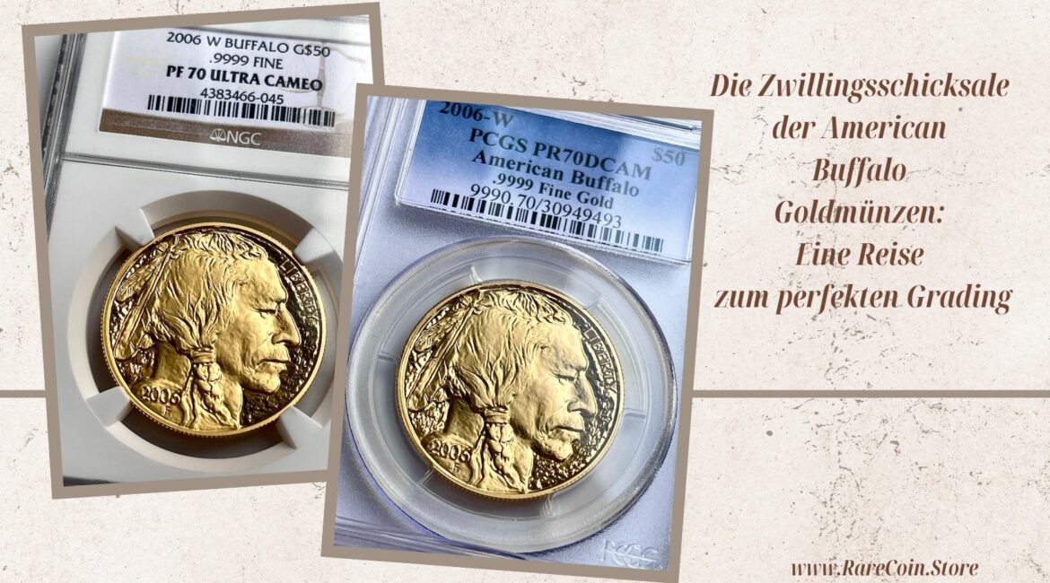 Die Zwillingsschicksale der American Buffalo Goldmünzen: Eine Reise zum perfekten Grading
