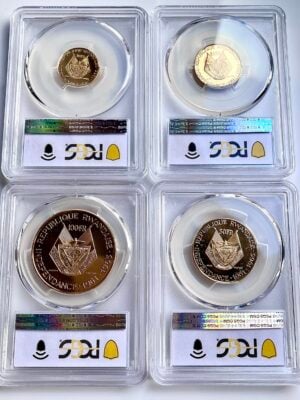 rwanda-1965-proof-set-100-50-25-10-francs-president-gregoire-kayibanda_2 Rwanda 1965 Proof Set 100-50-25-10 Francs President Gregoire Kayibanda