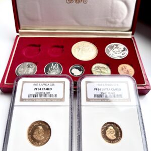 Suedafrika 1969 long proof set NGC graded