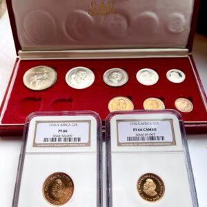 South Africa 1976 long proof set NGC graded