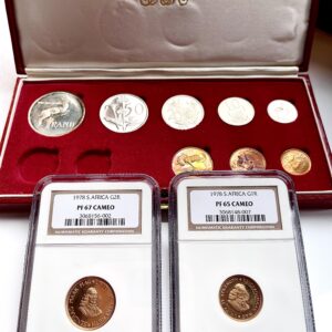 South Africa 1978 long proof set NGC graded