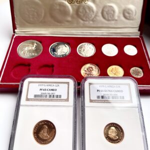 South Africa 1979 long proof set NGC graded