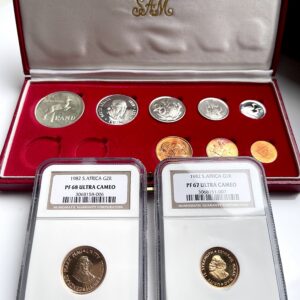 South Africa 1982 long proof set NGC graded