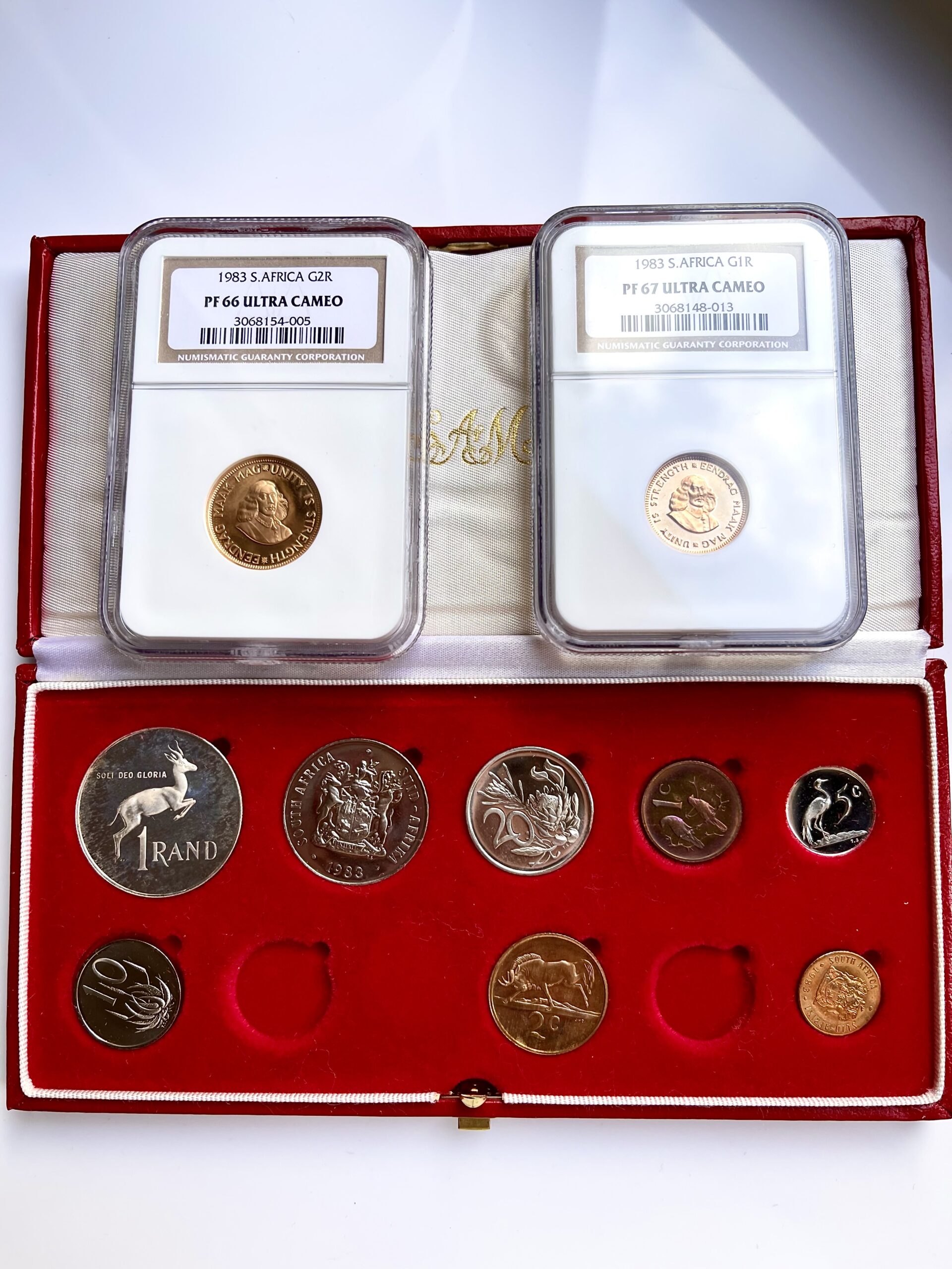 South Africa 1983 long proof set