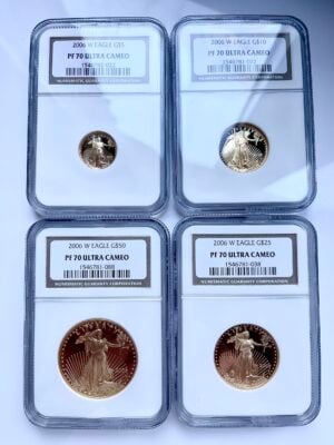 美国American Eagle 2006年精制套装NGC PF70 UCAM