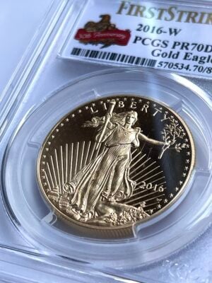 USA American Eagle 2016 50 dollari USA first strike 30° anniversario PCGS PR70 DCAM
