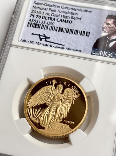美国 2016 Saint Gaudens Liberty 1oz Gold High Relief NGC PF70 UCAM