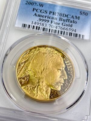美国 American Buffalo Gold 2007 Proof PCGS PR70 DCAM
