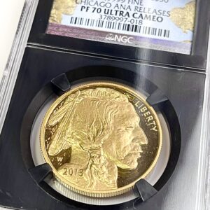 USA American Buffalo Gold 2013 Chicago ANA Release Proof NGC PF70 UCAM