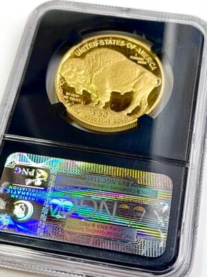 美国-美国-水牛-金-2013-芝加哥-安娜-释放-证明-NGC-PF70-ucam_2 美国 American Buffalo Gold 2013 芝加哥 ANA 发布精制 NGC PF70 UCAM