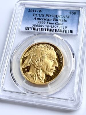 美国 布法罗 2011 年 1 盎司 PCGS PR70 DCAM 金币