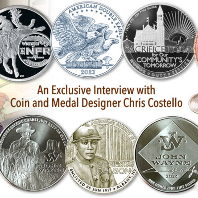 Una entrevista exclusiva con el diseñador de monedas y medallas Chris Costello
