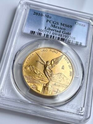 墨西哥 2010 Libertad 1oz Gold Prood PCGS MS69