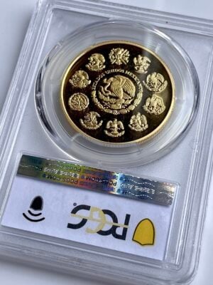 墨西哥-2023-Libertad-1盎司-金质-认证-PCGS-PR70-dcam_2 墨西哥2023年自由1盎司金质精制PCGS PR70 DCAM