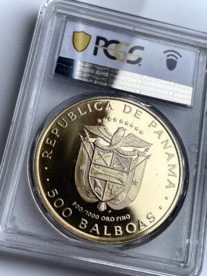巴拿马-1978-500-Balboas-30-anniversary-OAS-PCGS-PR69-dcam_2 巴拿马 1978 500 巴尔博亚 30 周年纪念 OAS PCGS PR69 DCAM