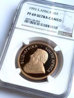 南非克鲁格兰1993年 1盎司金质正核 NGC PF69 UCAM