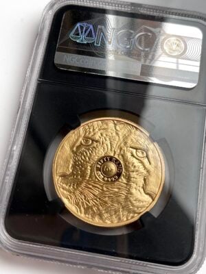 Big Five 2020 Leopard Set Proof NGC PF70 UCAM first day issue