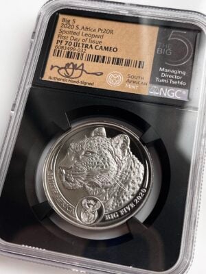 Big Five 2020 豹纹套装精制币 NGC PF70 UCAM 首日发行