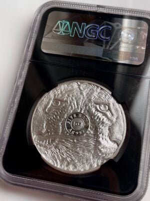Big Five 2020 豹1盎司银质 NGC PF70 Ucam 首日issue_2 Big Five 2020 豹纹套装精制币 NGC PF70 UCAM 首日发行