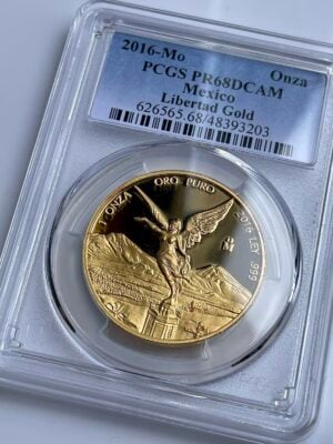 México 2016 Libertad 1oz Oro PCGS PR68 DCAM
