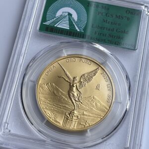 Messico 2020 Libertad 1 oncia d'oro First Strike PCGS MS70
