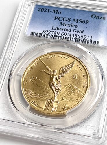 Messico 2021 Libertad 1 oncia d'oro PCGS MS69
