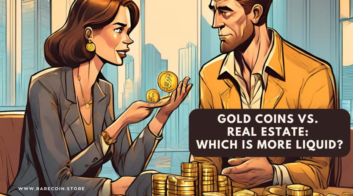 Liquidity of gold coins vs. real estate: A key difference