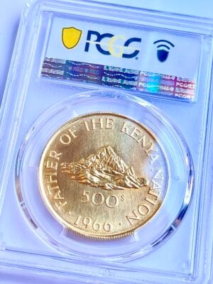 肯尼亚-1966-姆泽-乔莫-肯雅塔-75岁-NGC-ms67_2 肯尼亚 1966年 Mzee Jomo Kenyatta 75岁 NGC MS67