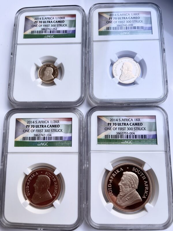 Kruegerrand 2014 Set Gold Proof NGC PF70 UCAM