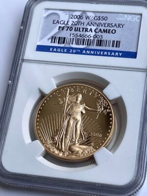 USA American Eagle 2006 20th Anniversary Proof NGC PF70 UCAM