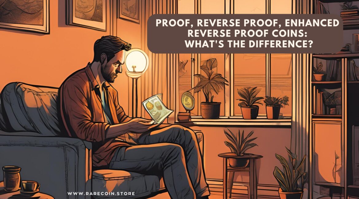 Proof, Reverse Proof and Enhanced Reverse Proof Coins: What’s the Difference?