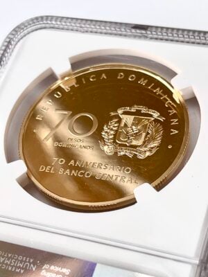 dom-rep-2017-70-pesos-banque-centrale-70e-anniversaire-ngc-pf70-ucam_6 Dom Rep 2017 70 Pesos Banque Centrale 70ème Anniversaire NGC PF70 UCAM