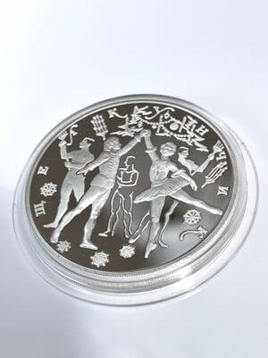 Russia 1996 3 Rubli Argento Lo Schiaccianoci