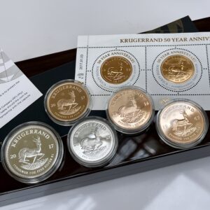 Винтажный набор Krugerrand 2017 1967, 5 унций