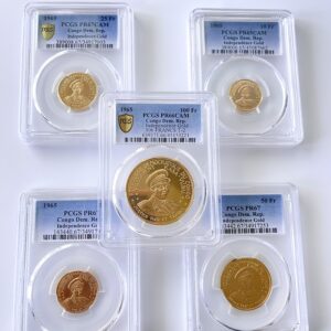 Kongo 1965 Francs Independence Proof Set PCGS