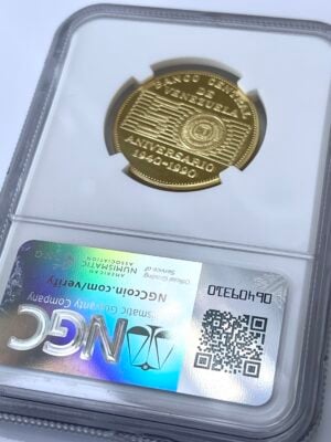 venezuela-1990-central-bank-50th-anniversary-50-bolivares-ngc-pf69-ultra-cameo_2 Venezuela 1990 Central Bank 50th Anniversary 50 Bolivares NGC PF69 Ultra Cameo